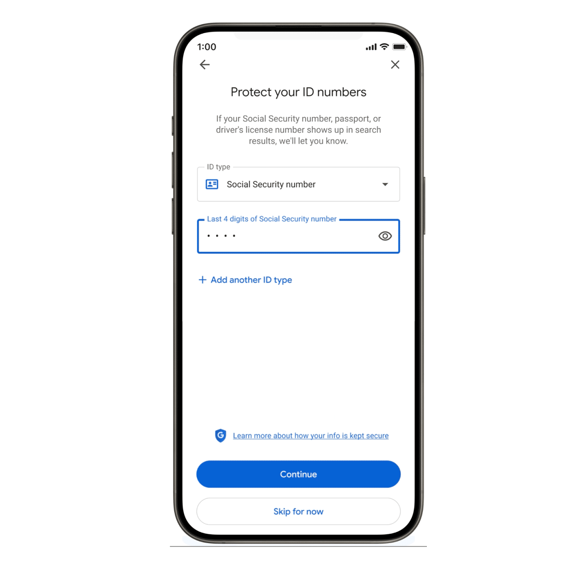 Remove sensitive information