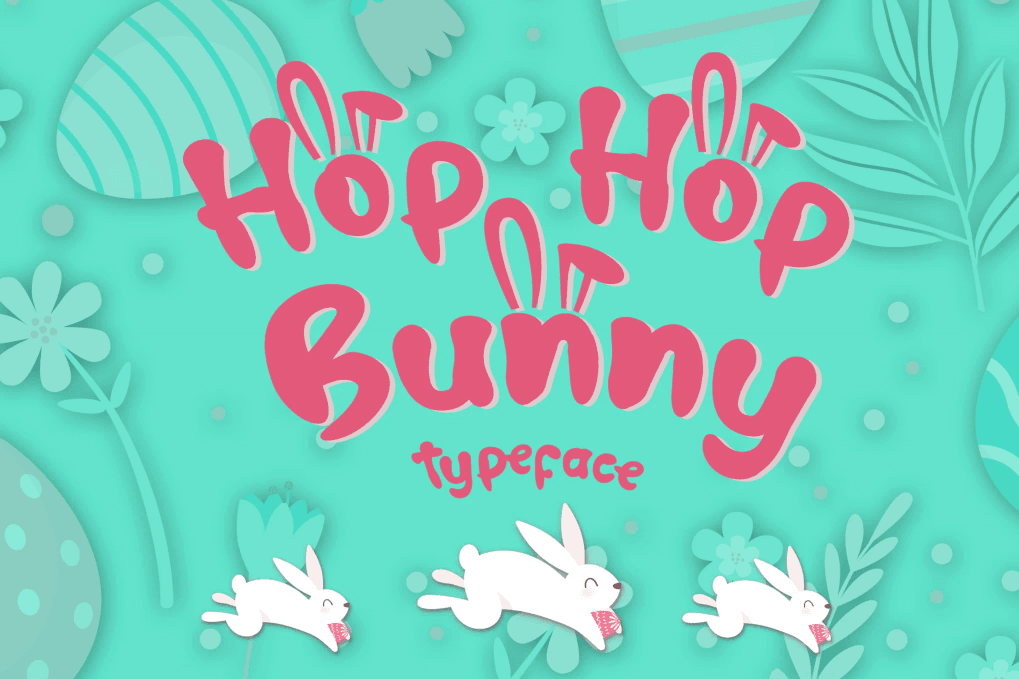A funny Easter typeface