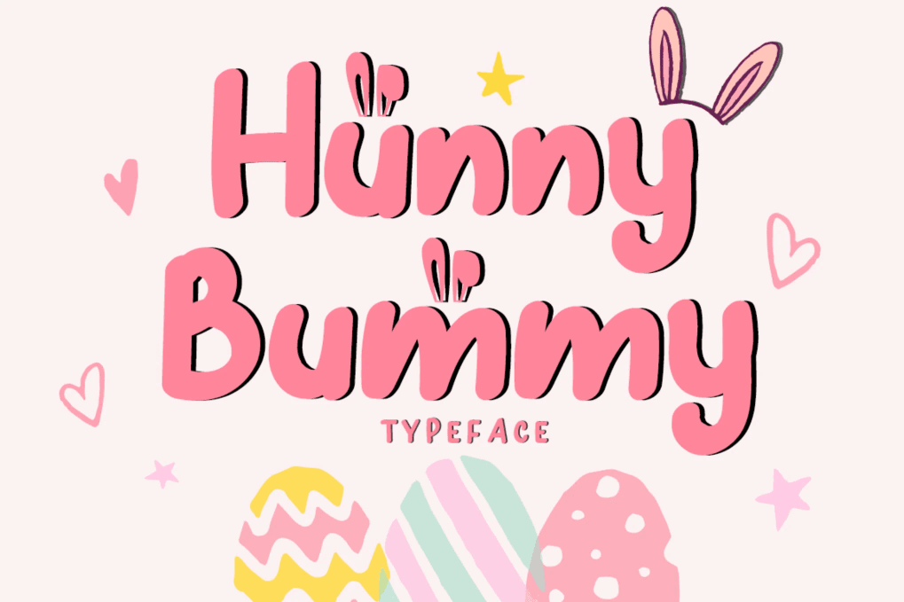 A cute Easter typeface