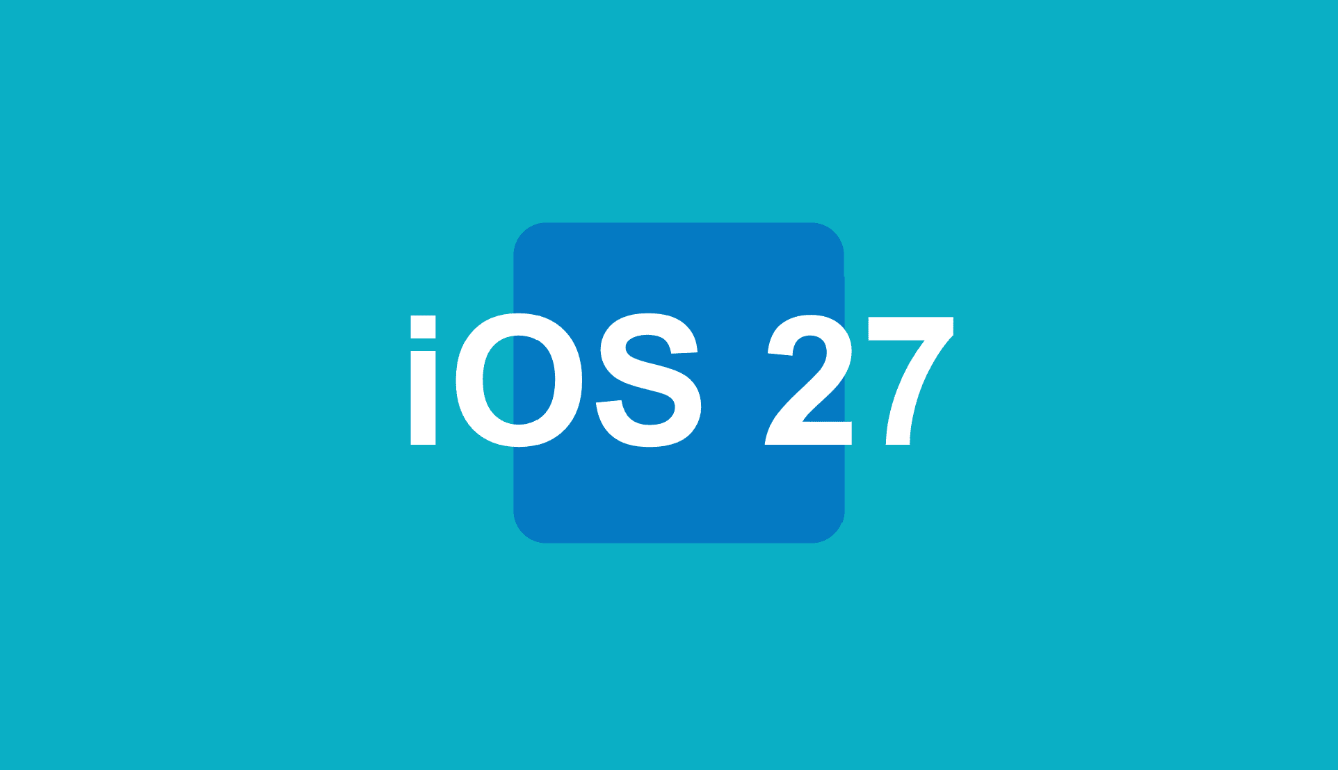 iOS 27 cover