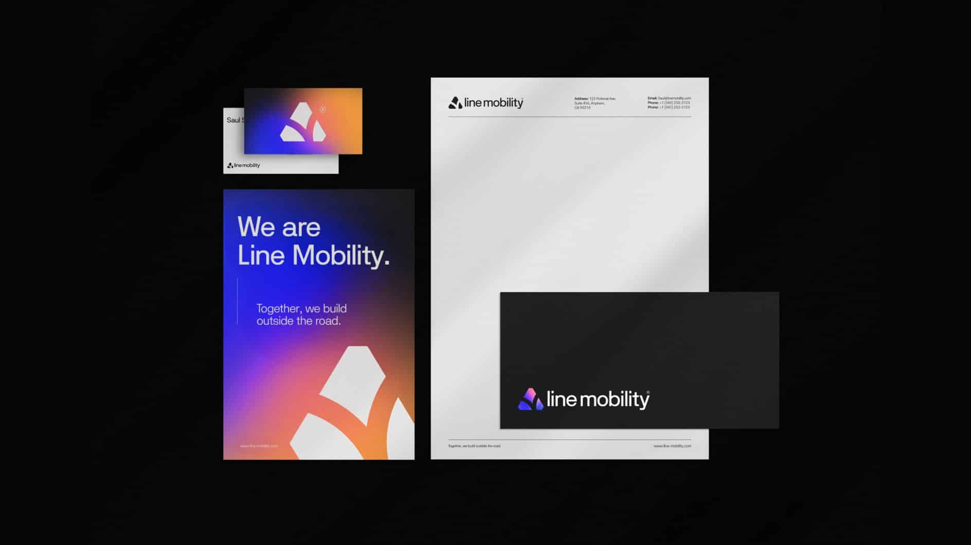 Line Mobility brand identity