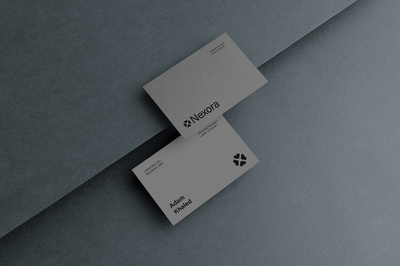 Nexora business card