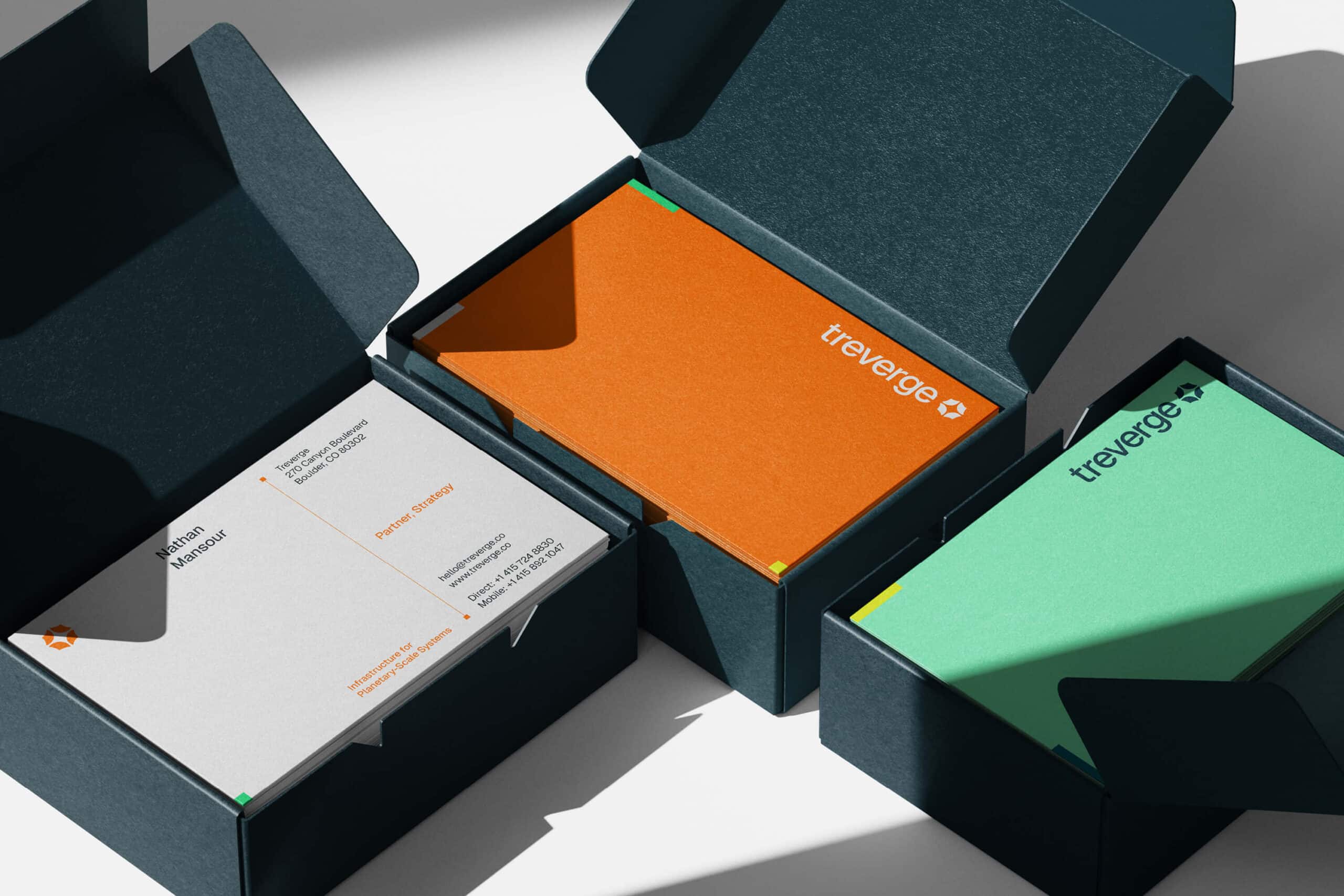 Treverge business cards