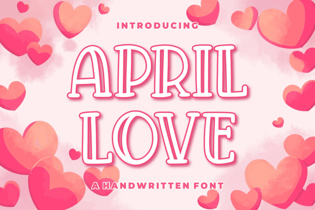 A handwritten font
