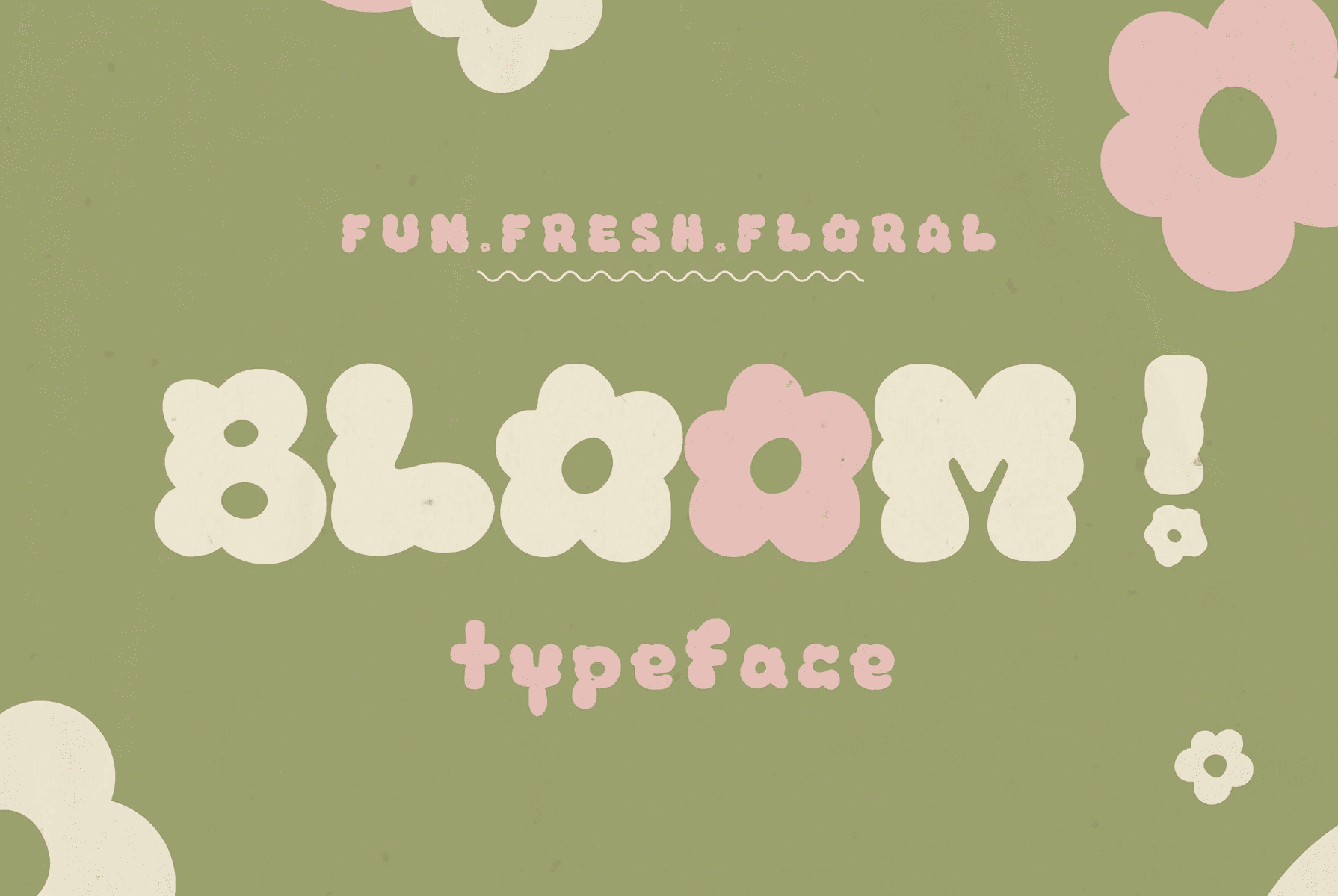 A free fun floral font