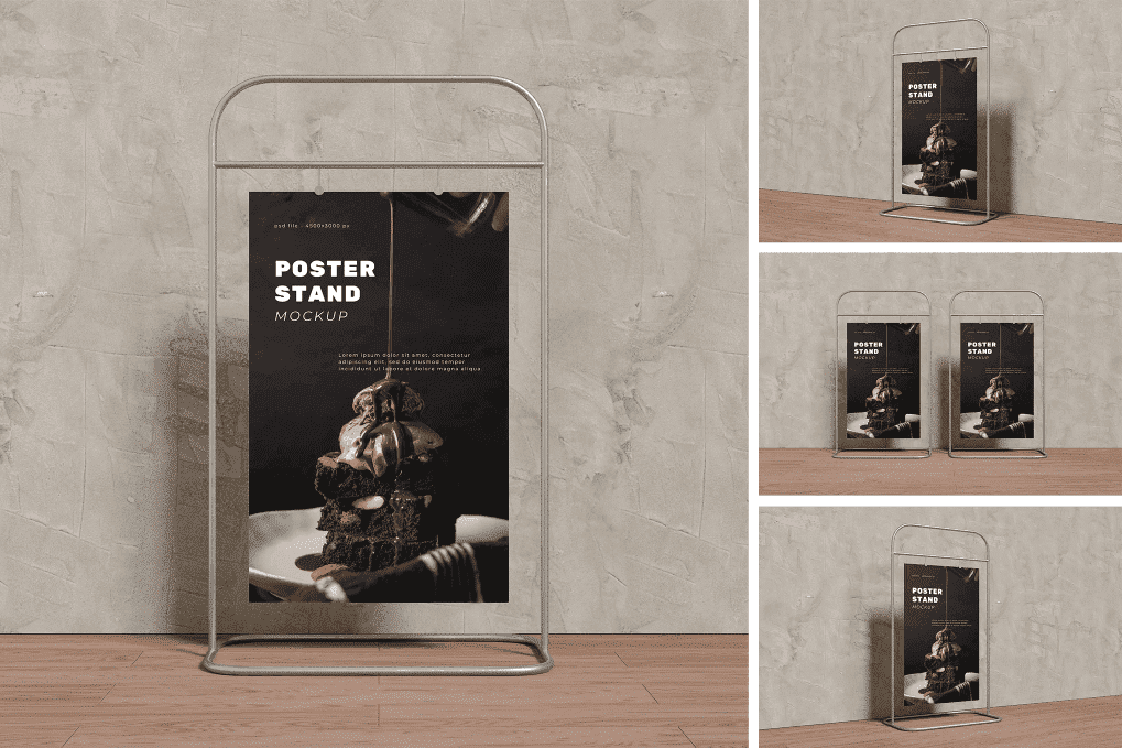 A high-quality poster mockup