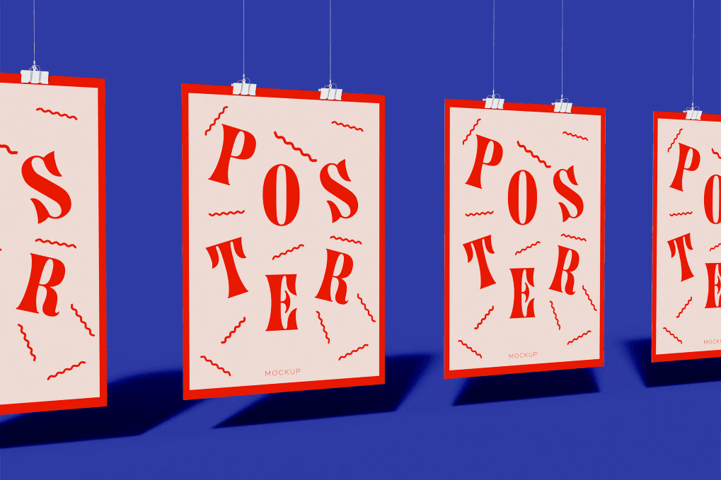 Posters mockup template