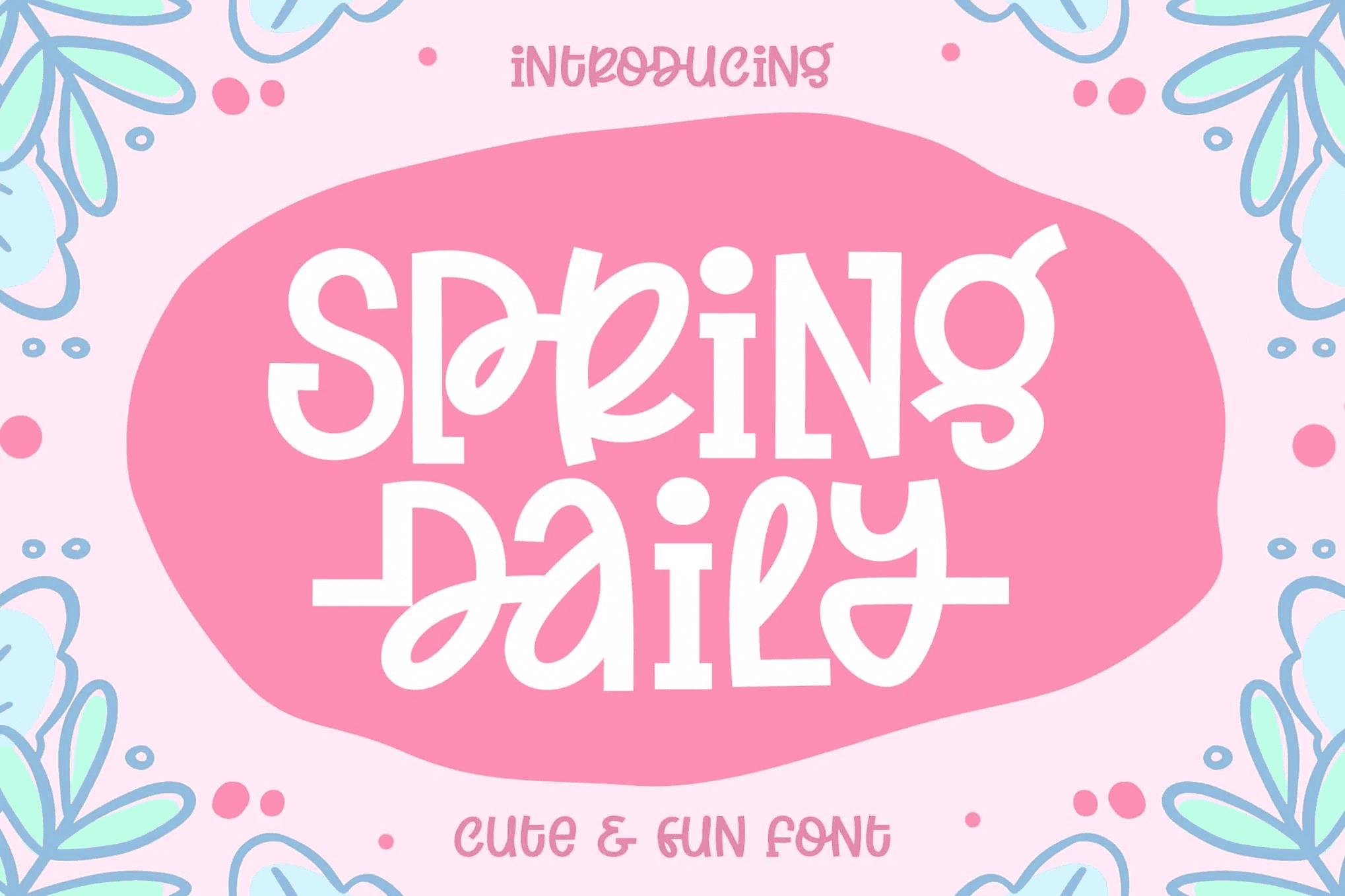 A cute and fun font